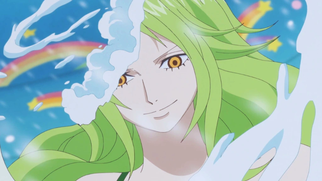 Monet avec son fruit Yuki Yuki no Mi dans One Piece