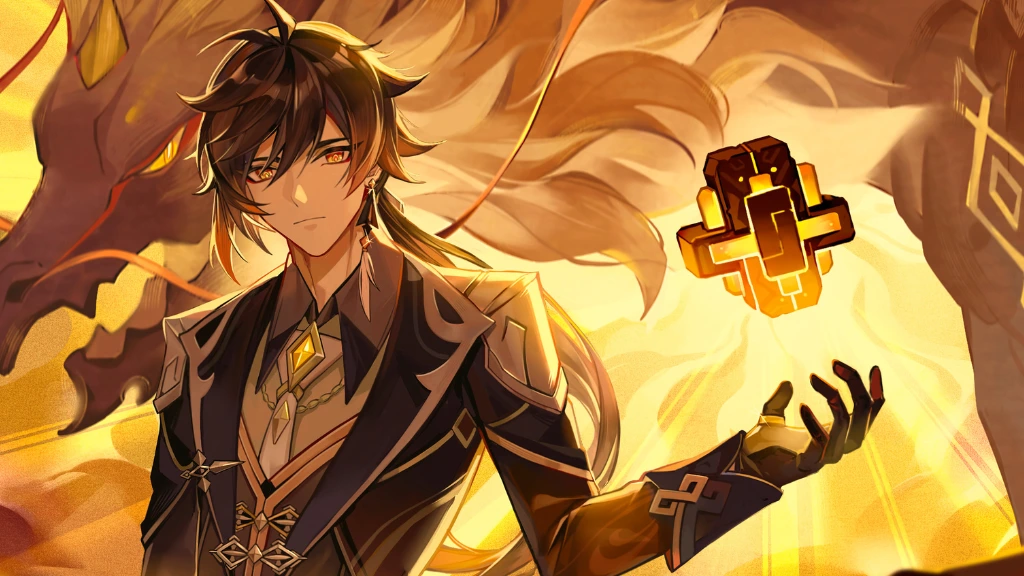 La forme de Dragon de l'Archon Geo, Morax