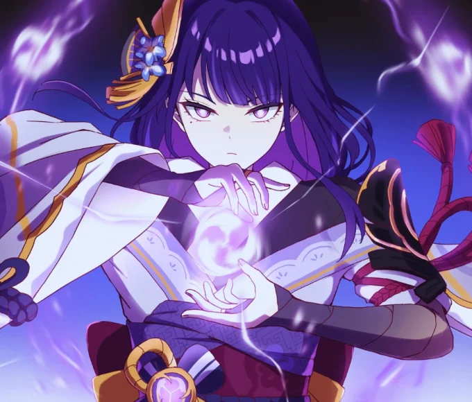 L'archon electro, la toute puissante Raiden Shogun, souveraine d'Inazuma