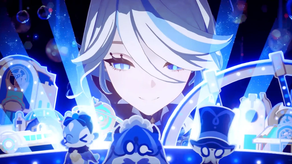 Furina l'Archon Hydro de Fontaine dans Genshin Impact