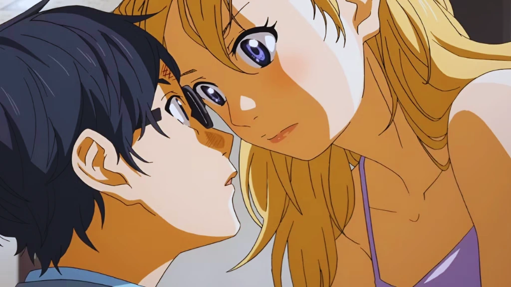Kaori et Kousei dans Your Lie in April