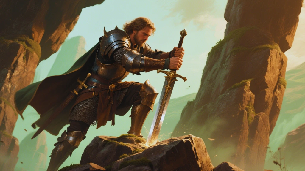 Excalibur : l'épée des rois de Bretagne. L'arme du roi Arthur