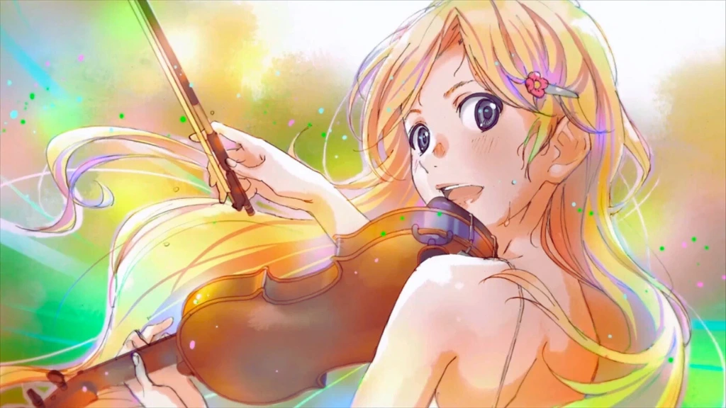 Une direction artistique de toute beauté dans Your Lie in April