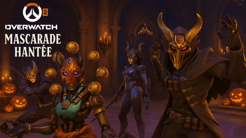 La saison 19 d'Overwatch 2 le célèbre FPS de Blizzard, la mascarade hantée
